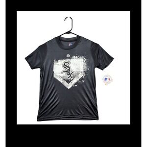 Majestic Chicago White Sox MLB Baseball T-Shirt Youth Size S Black